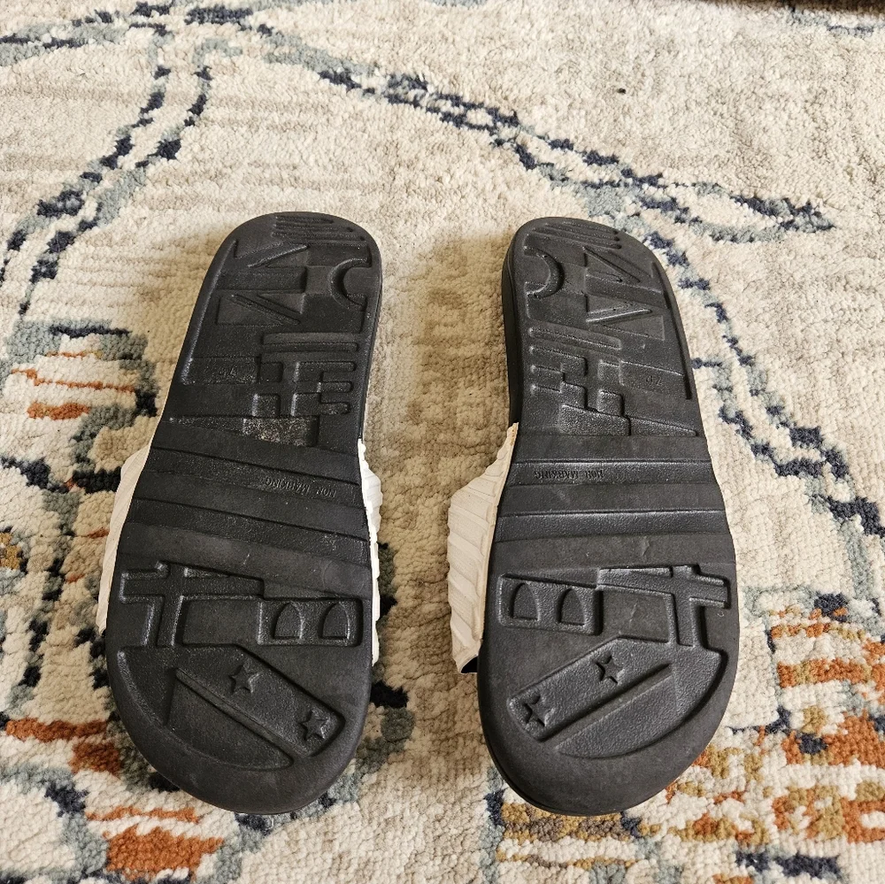 Adidas Slide Sandals - Black and White - Picture 3 of 3